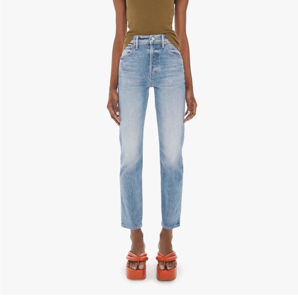 Mother high waisted hiker hover jeans